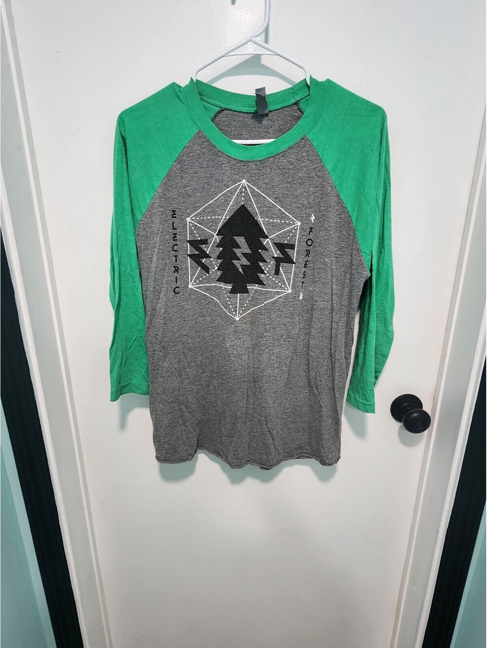 Next Level Men's Raglan Sleeve Graphic Tee